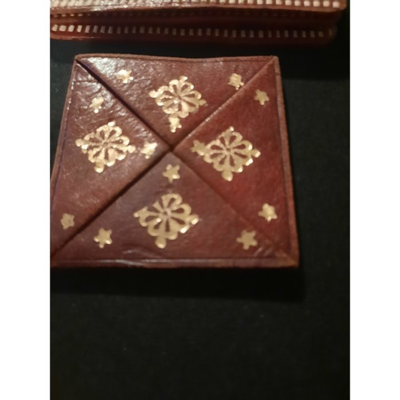 Moroccan Wallet and Bi-Fold Coin Purse Leather - Picture 2 of 8